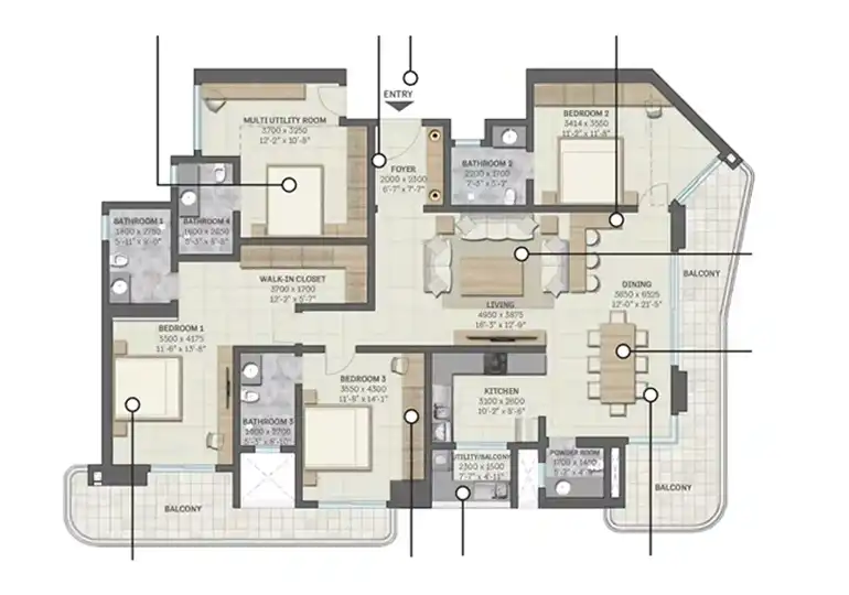 Sobha Crescent Amenities